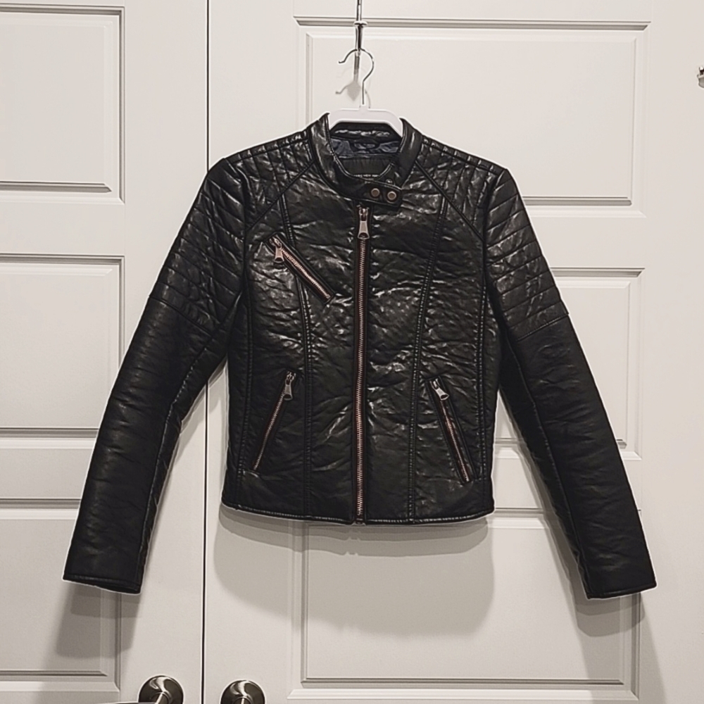 MARC NEW YORK  (ANDREW MARC) Faux Leather Jacket
